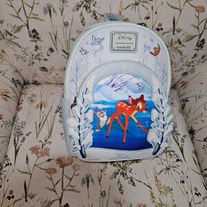 Exclusive Disney Bambi Wintertime Loungefly Backpack